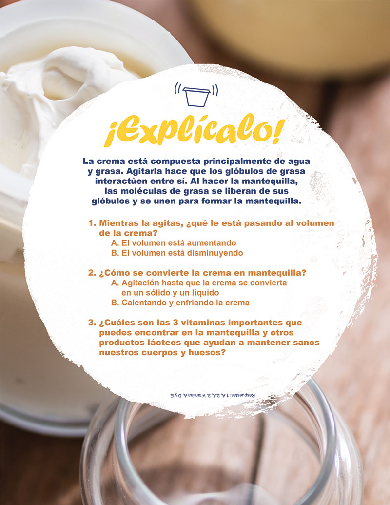 Instrucciones para Mantequilla hecha en Casa