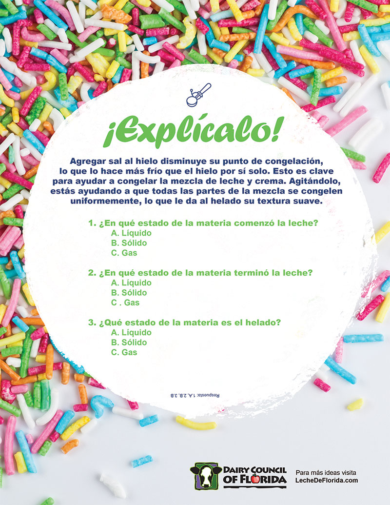 Instrucciones para Helado Fácil