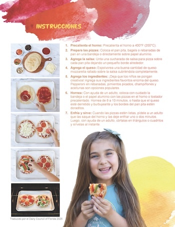 Instrucciones para Pizza en Pan Pita