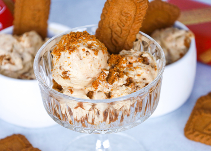 Helado de Galletas de Mantequilla Biscoff