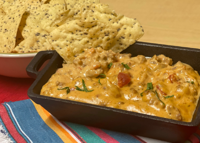 Dip de chile y queso