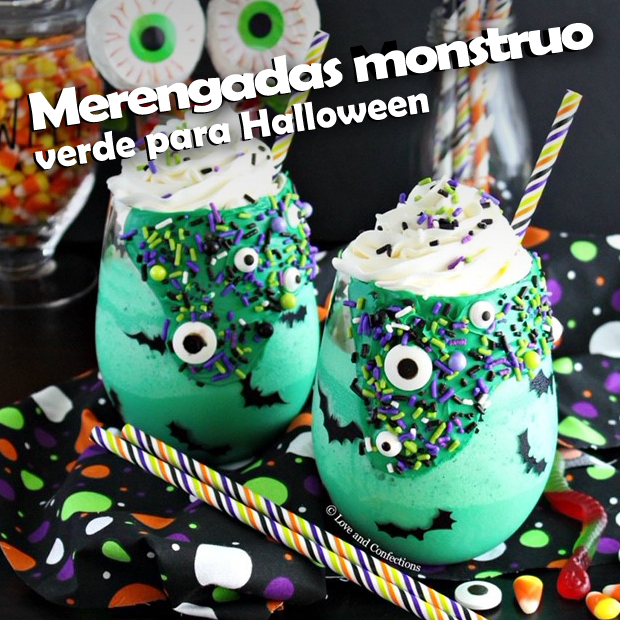 monstruo verde para halloween imagen