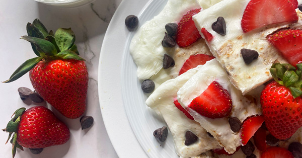 Imagen de una receta con fresas  Image