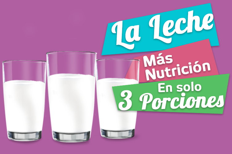 ¡Más nutrición en solo 3 porciones!