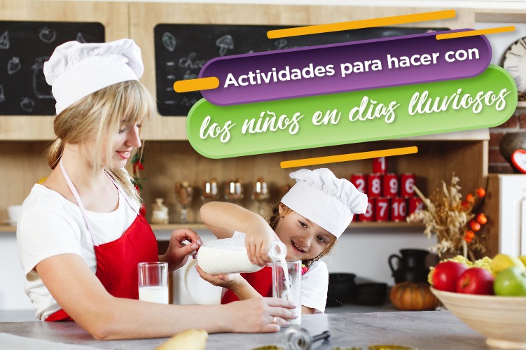 actividades para niños en dias lluviosos leche de Florida