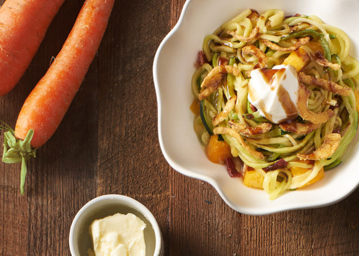 Calabaza Con Fideos Zoodle