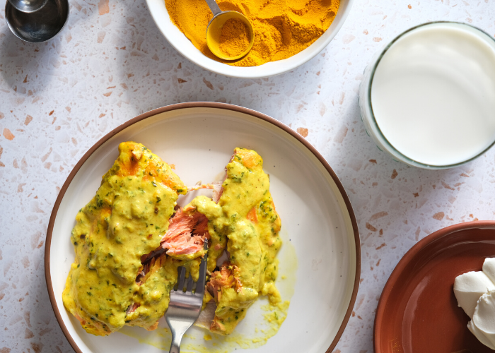 Salmón Con Leche Dorada