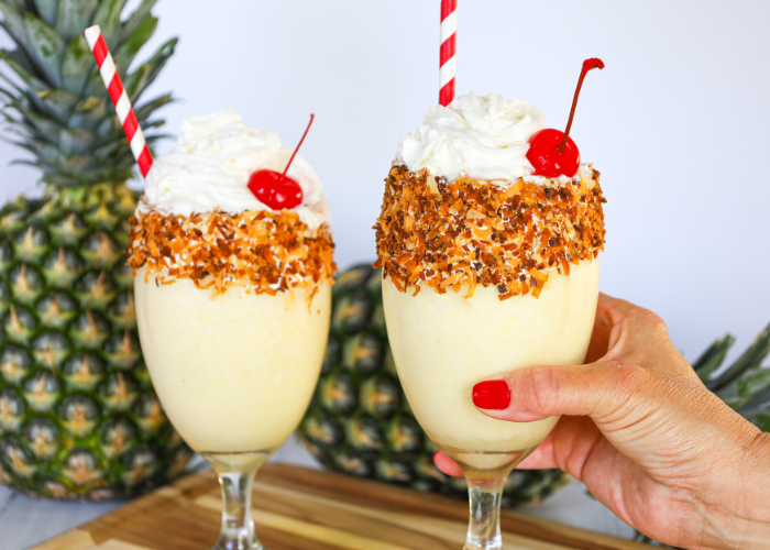 Malteada de Piña Colada