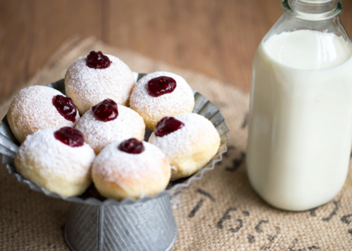 Mini Donas con Jalea de Sufganiá
