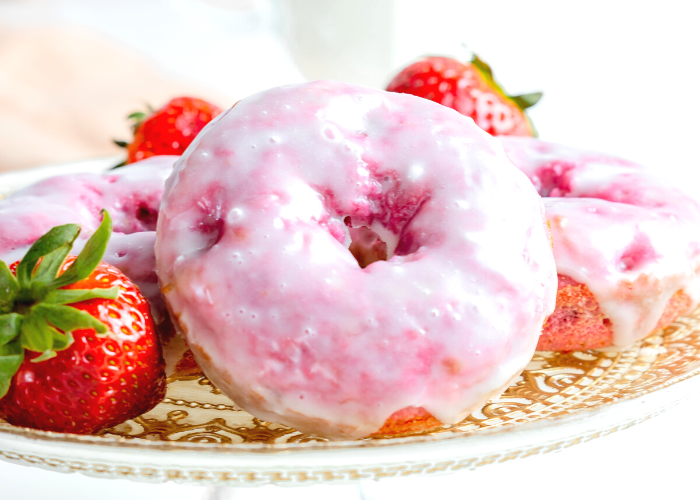 Donas de Fresa al Horno