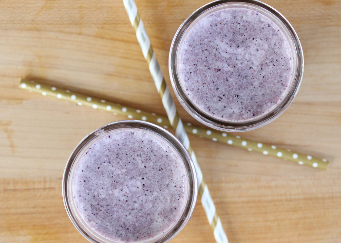Batido de Arándanos, Zanahoria y Pepino