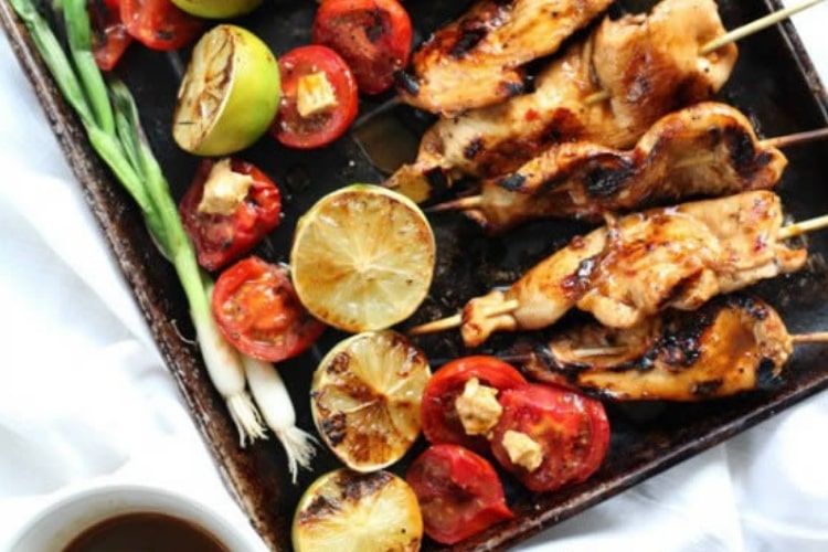 Pinchos de Pollo con Chile y Limón