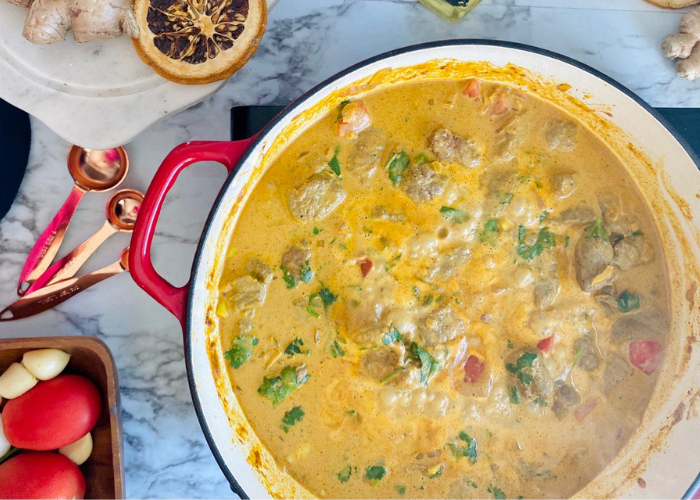 Korma de Carne Cremosa