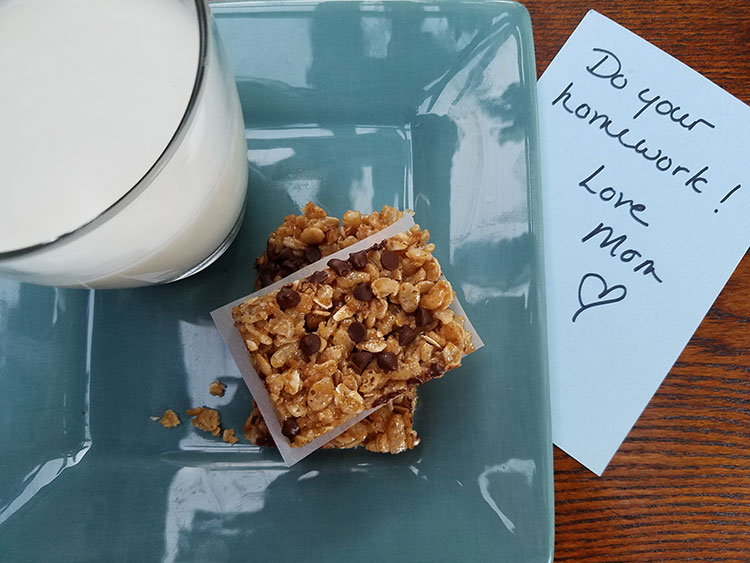 Barras De Granola Para Merendar