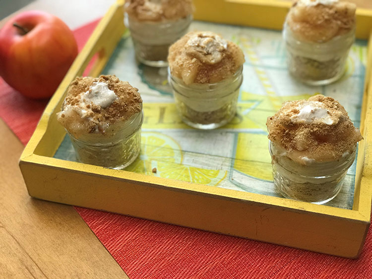Parfait de Pastel de Manzana
