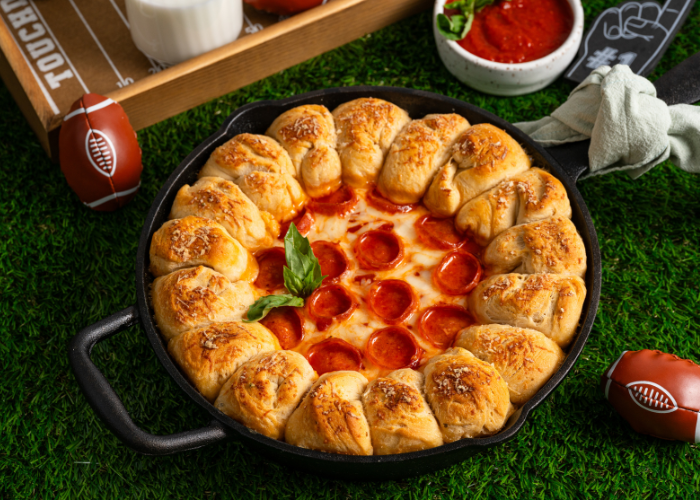 DIP DE PIZZA DE PAN DE AJO