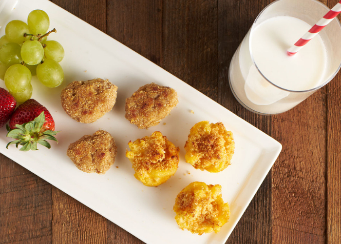 Grate Bites - Bocaditos de Mac & Cheese con Verduras y Nuggets de Pollo