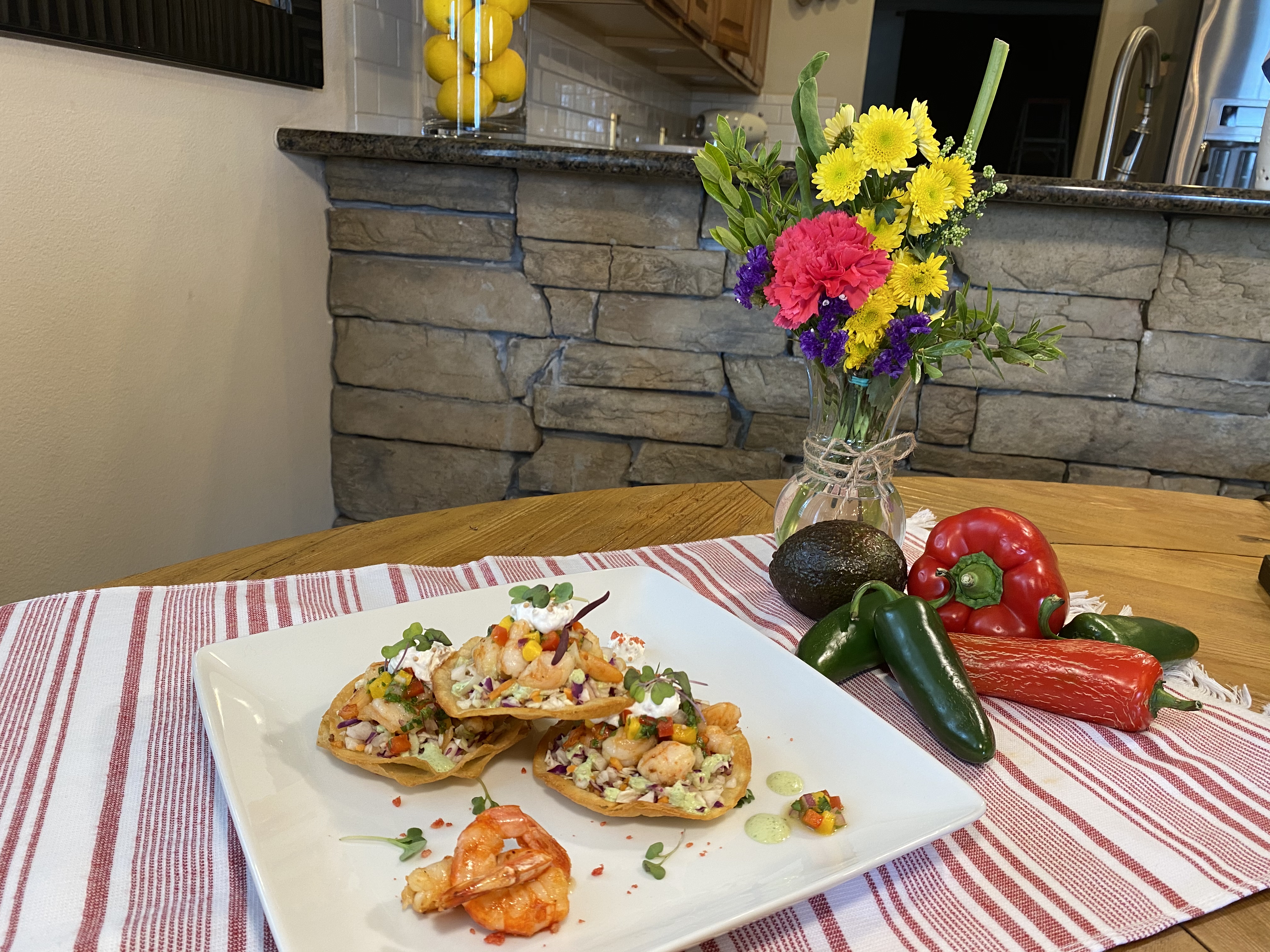 Taquitos de Camarones