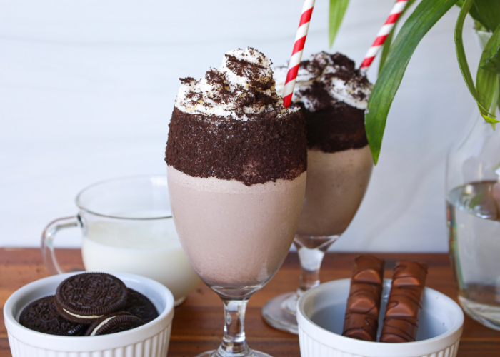 MALTEADA de Crema de Avellana y Galletas