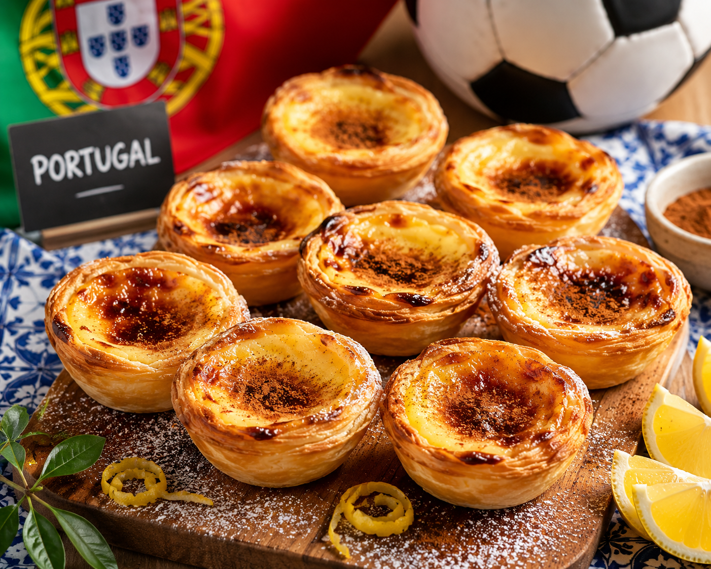 Mini Pastelitos Portugueses de Crema 
