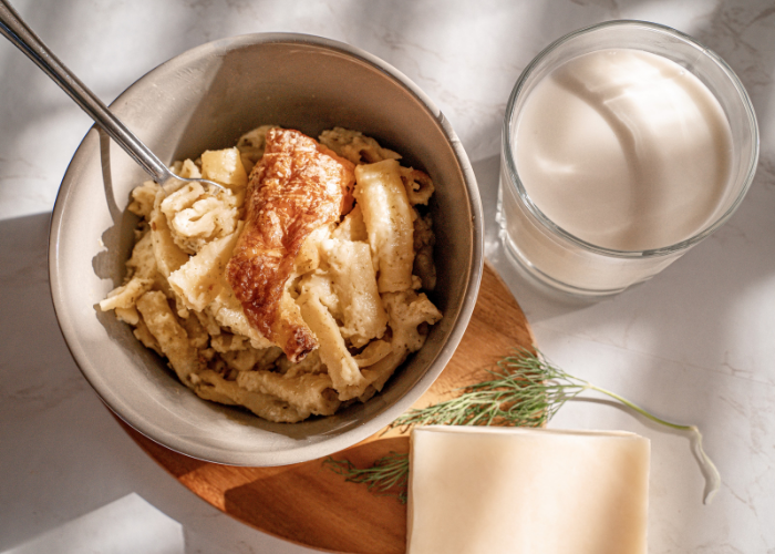 Ziti al Horneo Con Salsa Blanca