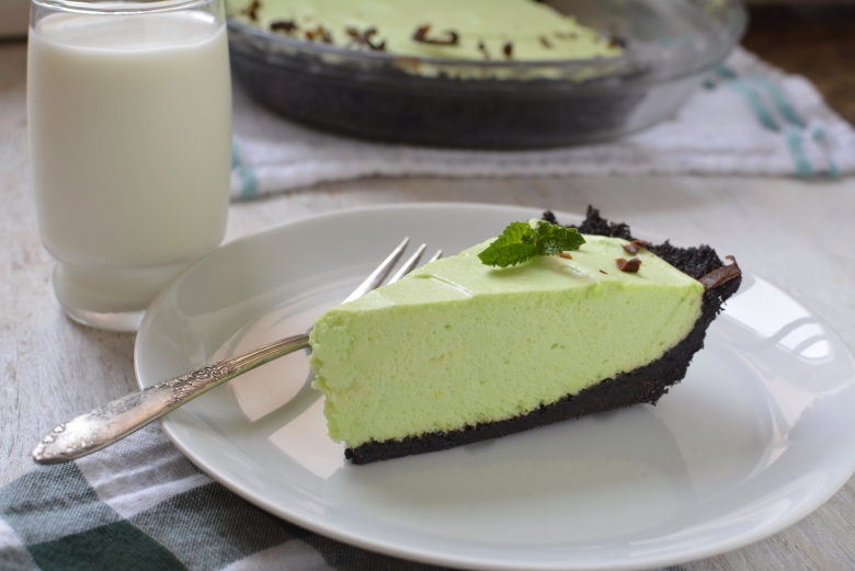 Pastel Cremoso Chiffon de Chocolate y Menta