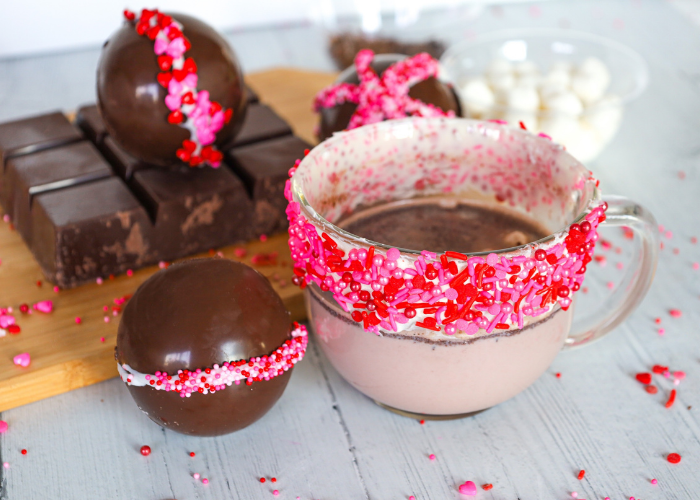 Bombas de Chocolate para San Valentin