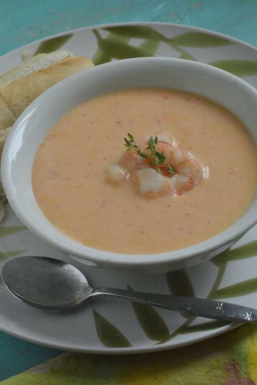 Crema de Camarones