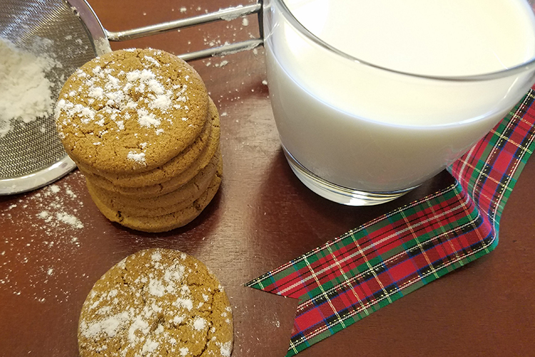 Galletas de Jengibre con Polvo de Azúcar