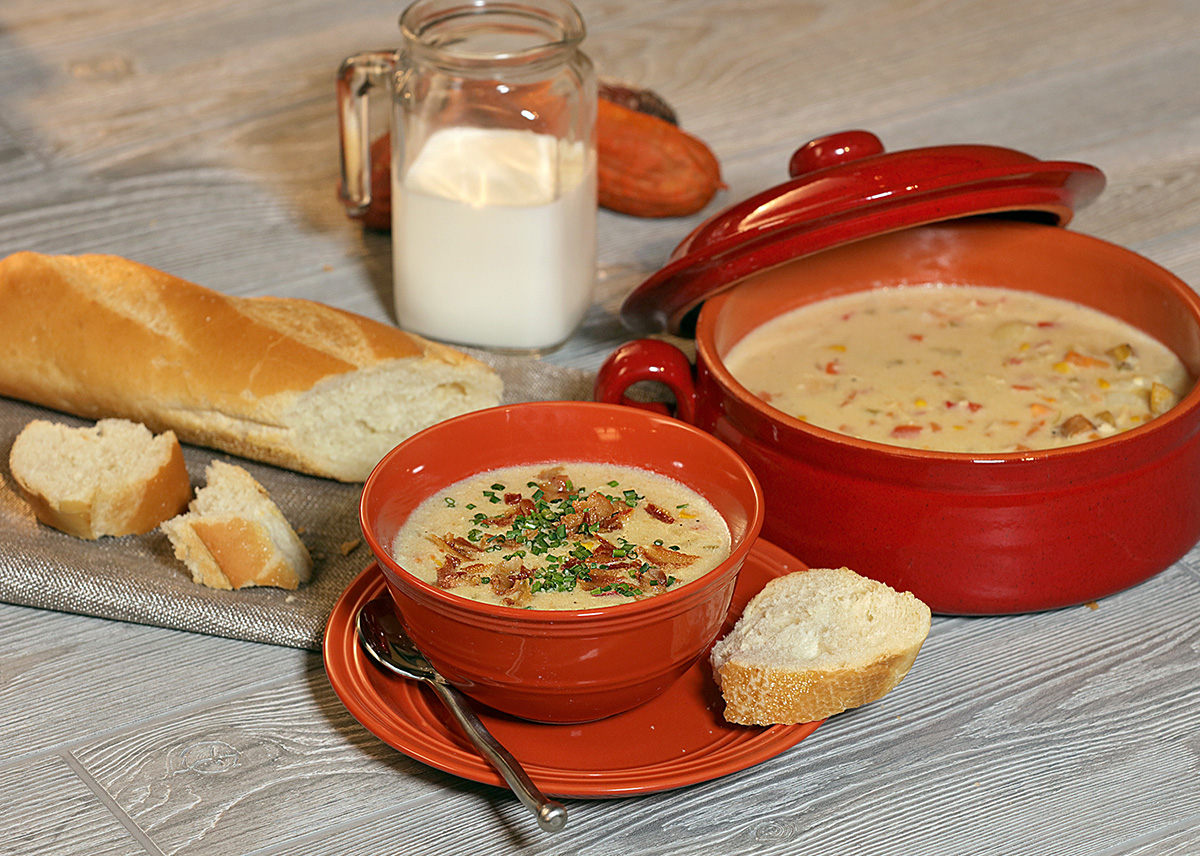 Sopa Cremosa de Pavo para Otoño