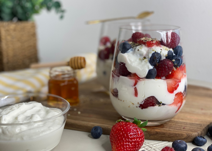 Parfait De Bayas y Fresas