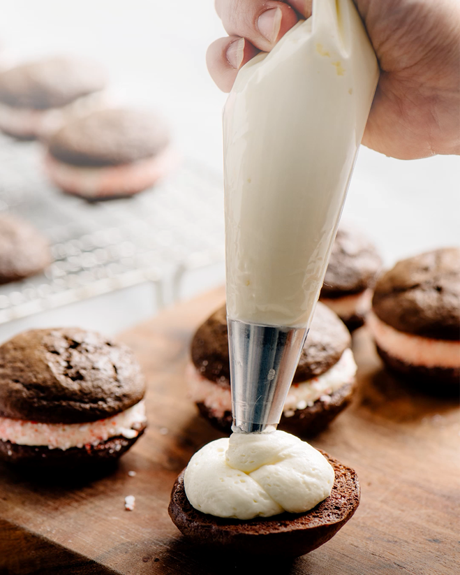 Galletas de whoopie de jengibre