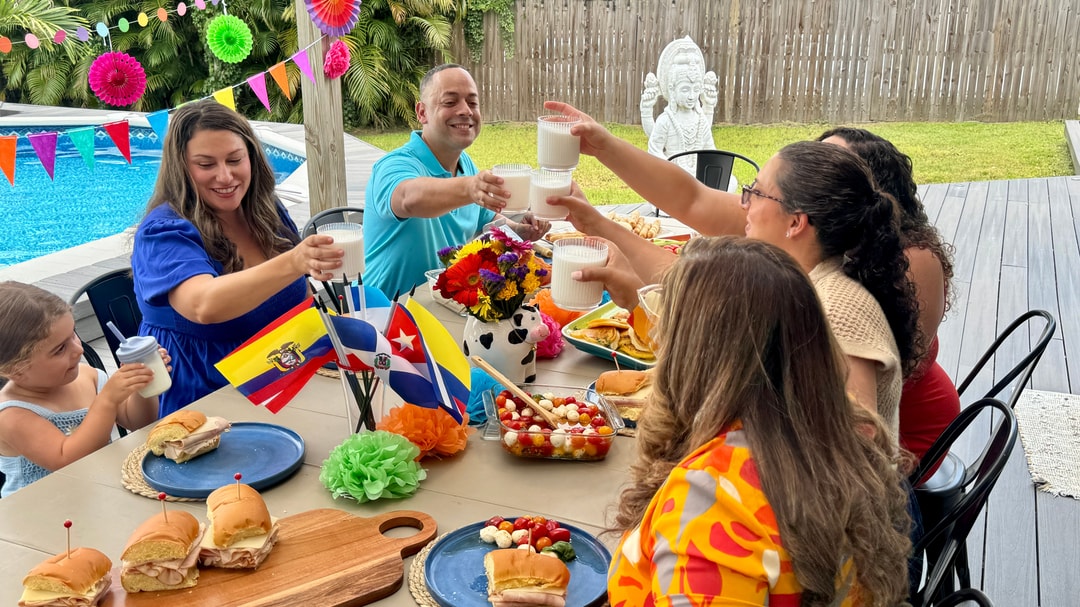 Imagen de una familia latina